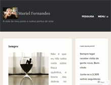 Tablet Screenshot of marielfernandes.com